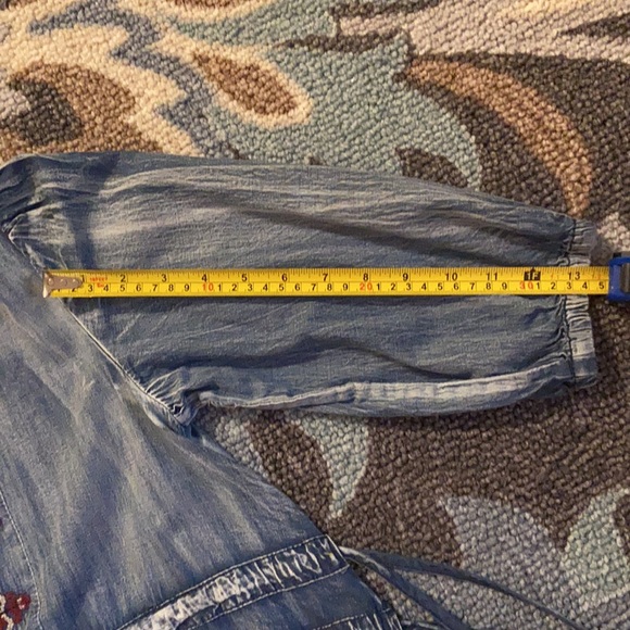 Boutique embroidered denim dress size small - Picture 11 of 11